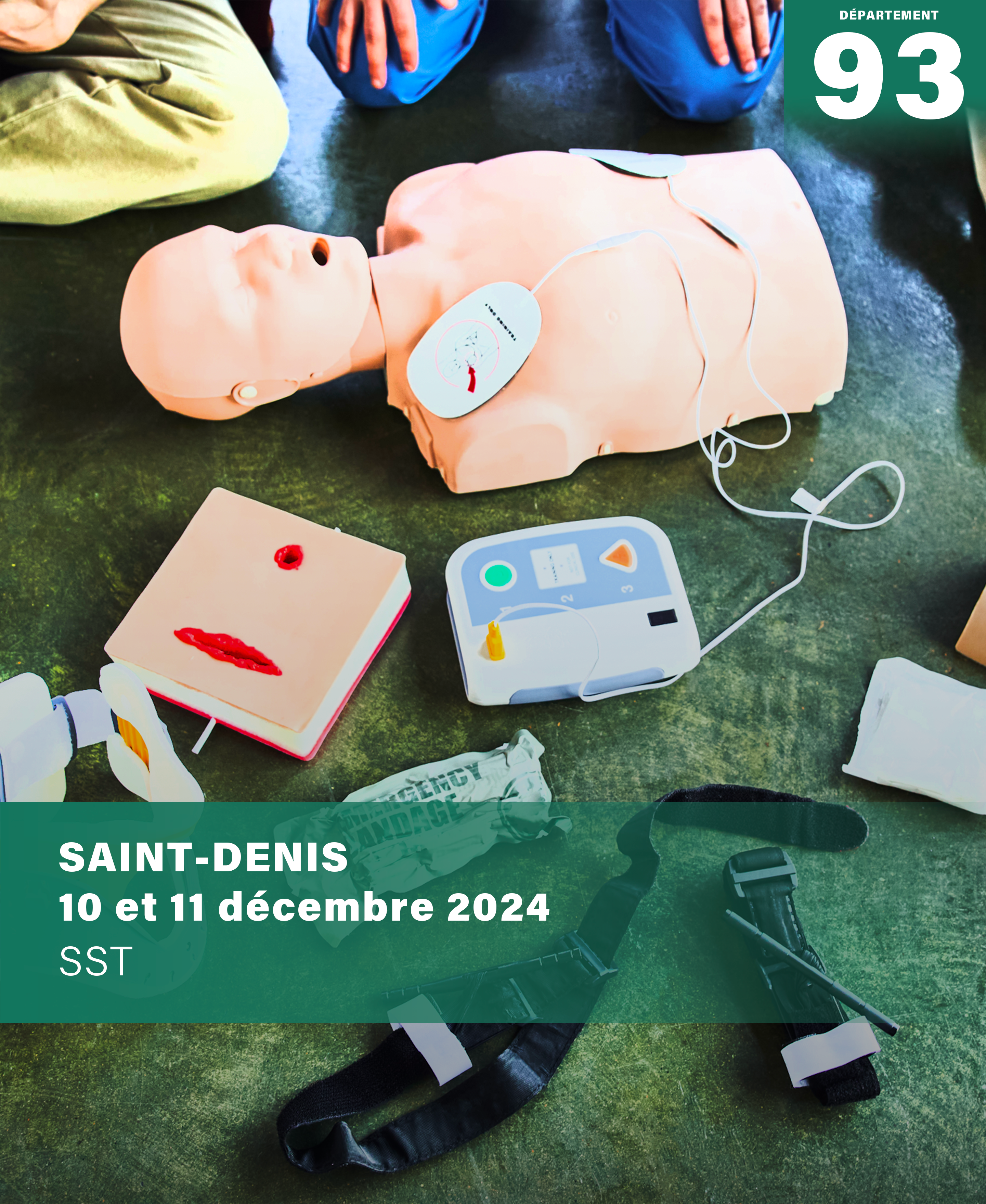 Formation SST à Saint-Denis - Décembre 2024