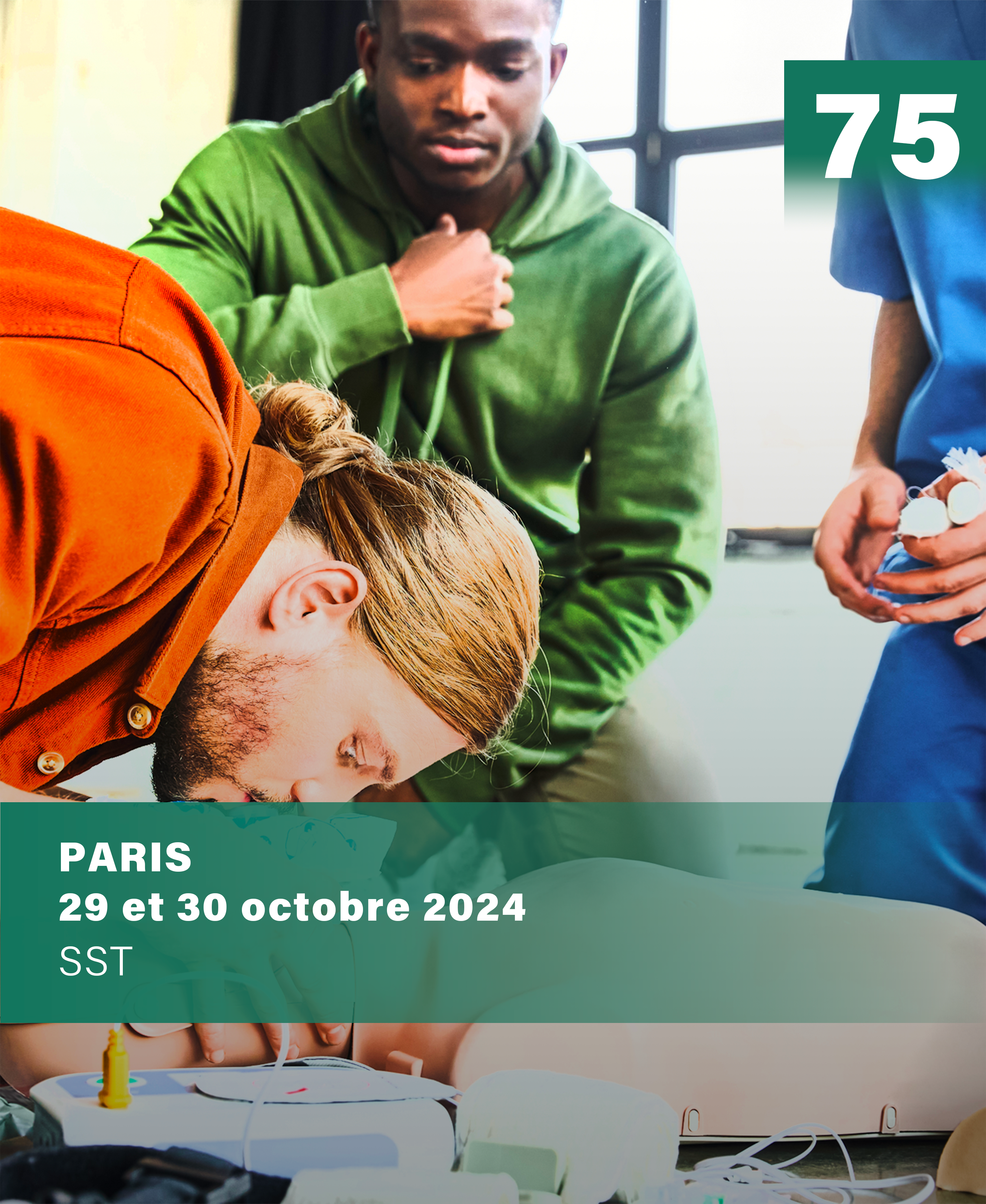 Formation SST à Saint-Denis - Octobre 2024